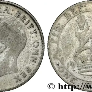 ROYAUME-UNI 1 Shilling Georges V 1923 Londres fwo_858173 Monde Haute Qualité