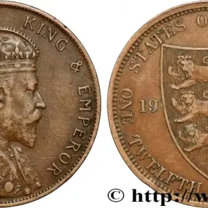 JERSEY 1/12 Shilling Edouard VII 1909 fwo_858291 Monde Top Vente