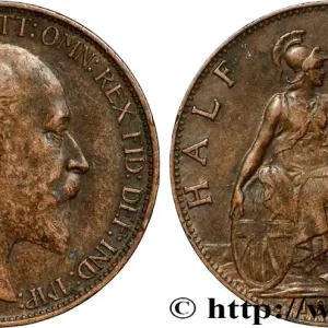 ROYAUME-UNI 1/2 Penny Edouard VII 1903 fwo_858424 Monde Haute Qualité