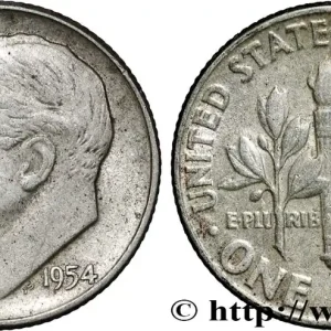 Commander Maintenant ÉTATS-UNIS D'AMÉRIQUE 1 Dime Mercury 1954 Philadelphie fwo_858846 Monde