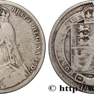 ROYAUME-UNI 1 Shilling Victoria “buste large du jubilé” 1890 fwo_862250 Monde Exclusif