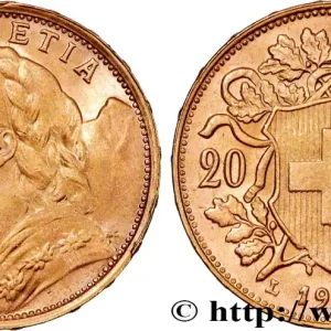 Prix Bas OR, PALLADIUM ET PLATINE INVESTISSEMENT 20 Francs "Vreneli" 1935 Berne fwo_864370 Monde