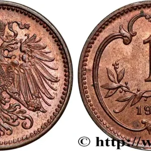 AUTRICHE 1 Heller 1913 Vienne fwo_867375 Monde Expédié Aujourd’hui