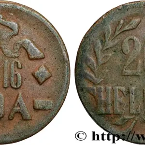 AFRIQUE ORIENTALE ALLEMANDE 20 Heller Deutch Ostafrica type couronne étroite et extrémités des L recourbées 1916 Tabora fwo_867387 Monde Acheter En Ligne
