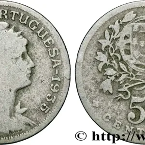 Meilleure Qualité PORTUGAL 50 Centavos 1935 fwo_867557 Monde