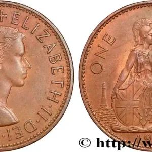 Affaire À Saisir ROYAUME-UNI 1 Penny Elisabeth II 1967 fwo_867909 Monde