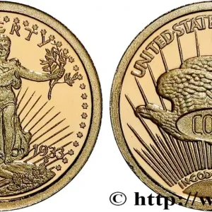ÉTATS-UNIS D'AMÉRIQUE Réplique miniature en or 20 Dollars (1933) fwo_868376 Monde Affaire À Saisir