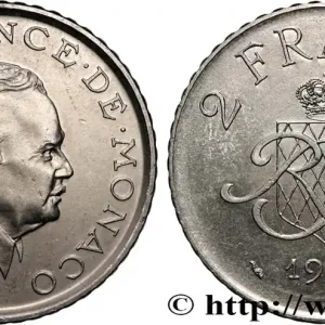 MONACO 2 Francs Rainier III 1981 Paris fwo_870102 Monde Pas Cher