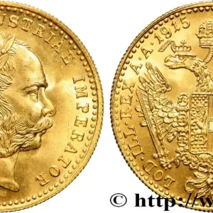 Prix Cassé OR, PALLADIUM ET PLATINE INVESTISSEMENT 1 Ducat refrappe moderne François-Joseph Ier 1915 fwo_872717 Monde