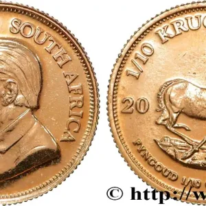 OR, PALLADIUM ET PLATINE INVESTISSEMENT 1/10 Oz - 1/10 Krugerrand 2005 Prétoria fwo_872732 Monde Usine Directe