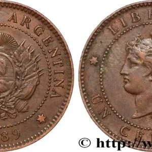 ARGENTINE 1 Centavo 1889 fwo_873845 Monde Certifié