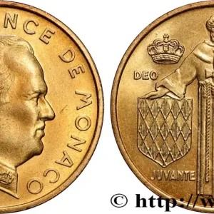 Pas Cher MONACO 10 Centimes Rainier III 1975 Paris fwo_586041 Monde