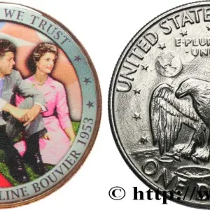 ÉTATS-UNIS D'AMÉRIQUE 1 Dollar Eisenhower - Le couple Kennedy n.d. fwo_685418 Monde Offre Spéciale