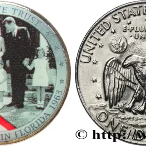 Top Qualité ÉTATS-UNIS D'AMÉRIQUE 1 Dollar Eisenhower - Famille Kennedy en Floride n.d. fwo_685434 Monde