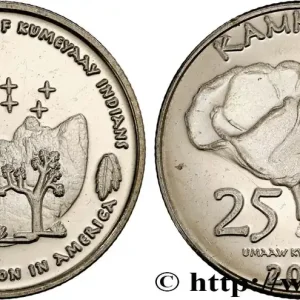 Artisanat ÉTATS UNIS D'AMÉRIQUE - Tribus Amérindiennes 25 Cents Ewiiaapaayp Band of Kumeyaay Indians 2014 fwo_807079 Monde