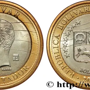 Super Prix VENEZUELA 1 Bolivar Fuerte emblème, République Bolivarienne du Vénézuela / Simon Bolivar 2007 fwo_817348 Monde