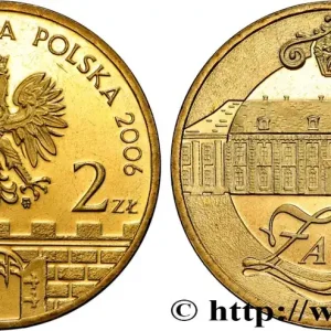 POLOGNE 2 Zlote aigle / Zagan, le palais 2006 Varsovie fwo_821294 Monde Achetez Aujourd’hui