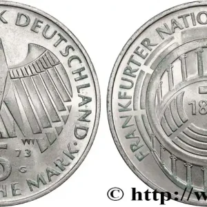 ALLEMAGNE 5 Mark Parlement de Francfort - Proof 1973 Karlsruhe fwo_822953 Monde Tendance