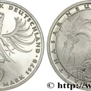 Premium ALLEMAGNE 5 Mark Proof l’architecte baroque Balthazar Neumann 1978 Stuttgart fwo_823320 Monde