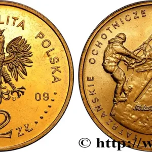 POLOGNE 2 Zlote aigle / 100e anniversaire du service de secours en montagne des monts Tatras 2009 Varsovie fwo_824264 Monde Super Prix