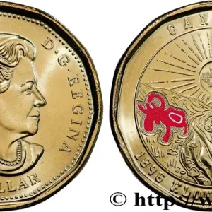 CANADA 1 Dollar 125e anniversaire de la ruée vers l’or du Klondike 2021 MRC Winnipeg fwo_825223 Monde Produit De Marque