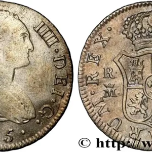 ESPAGNE 2 Reales Charles IV 1805 Madrid fwo_829982 Monde Prix Choc