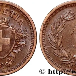 Offre Limitée SUISSE 1 Centime (Rappen) Croix Suisse 1929 Berne fwo_836356 Monde