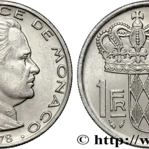MONACO 1 Franc Rainier III 1978 Paris fwo_838925 Monde Bon Plan