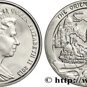 Nouvelle Collection ÎLES VIERGES BRITANNIQUES 1 Dollar Proof “Orient Express” 2013 fwo_844129 Monde