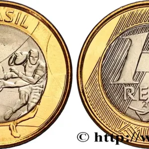 Haute Qualité BRÉSIL 1 Real Jeux Rio 2016 : Rugby 2015 fwo_846240 Monde