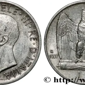 Seulement Aujourd’hui ITALIE 5 Lire Victor Emmanuel III 1927 Rome fwo_847746 Monde