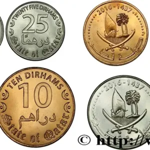 QATAR Lot 5, 10, 25 et 50 Dirhams AH 1437 2016 fwo_849757 Monde Promotion Saisonnière