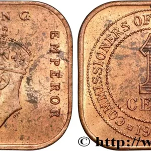 MALAISIE 1 Cent Georges VI 1943 fwo_852855 Monde Dernière Chance