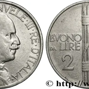 ITALIE Bon pour 2 Lire (Buono da Lire 2) Victor Emmanuel III 1924 Rome - R fwo_853341 Monde Commander Maintenant