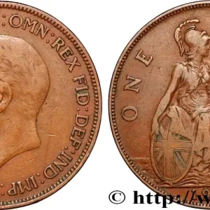 Vente Flash ROYAUME-UNI 1 Penny Georges V 1928 fwo_854155 Monde