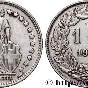 SUISSE 1 Franc Helvetia 1939 Berne fwo_854776 Monde Réduction