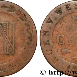 ALLEMAGNE - ROYAUME DE WESTPHALIE 3 Cent. 1812 Cassel fwo_856448 Monde Meilleur Choix