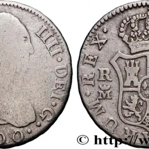 ESPAGNE 2 Reales Charles IV 1800 Madrid fwo_856521 Monde Quantité Limitée