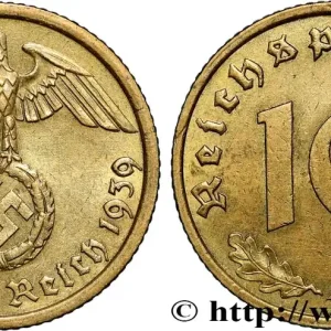 Prix Choc ALLEMAGNE 10 Reichspfennig 1939 Berlin fwo_857208 Monde