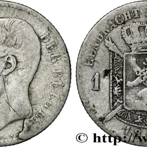 Promotion Saisonnière BELGIQUE 1 Franc Léopold II légende flamande 1887 fwo_858221 Monde