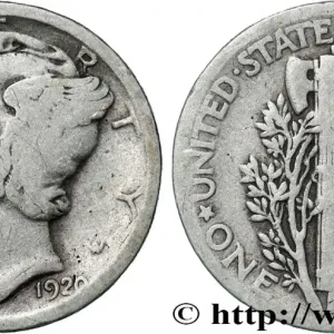 Livraison Gratuite ÉTATS-UNIS D'AMÉRIQUE 1 Dime Mercury 1920 Philadelphie fwo_861212 Monde