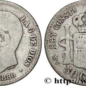 Meilleur Prix ESPAGNE 50 Centimos Alphonse XII 1880 Madrid fwo_862086 Monde