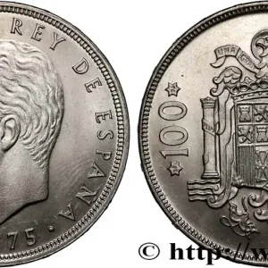 Super Prix ESPAGNE 100 Pesetas Proof Juan Carlos Ier (1976) 1975 Madrid fwo_862131 Monde