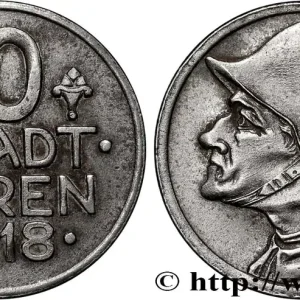 Réduction ALLEMAGNE - Notgeld 10 Pfennig Düren 1918 fwo_863436 Monde