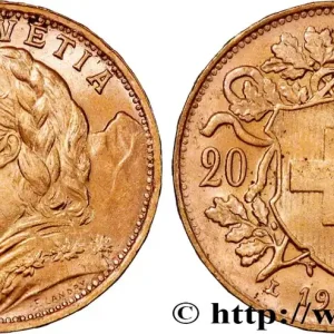 OR, PALLADIUM ET PLATINE INVESTISSEMENT 20 Francs "Vreneli" 1935 Berne fwo_864384 Monde Prix Réduit
