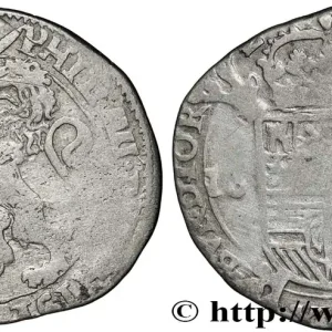 Retour Gratuit PAYS-BAS ESPAGNOLS - TOURNAISIS - PHILIPPE IV Escalin au lion 162[?] Tournai fwo_865401 Monde