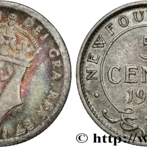 TERRE-NEUVE 5 Cents Georges VI 1941 Ottawa fwo_865477 Monde Dernière Chance