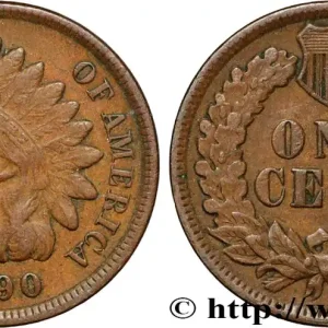 Commander Vite ÉTATS-UNIS D'AMÉRIQUE 1 Cent tête d’indien, 3e type 1890 Philadelphie fwo_865775 Monde