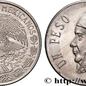 Dernière Chance MEXIQUE 1 Peso Jose Morelos y Pavon / aigle 1971 Mexico fwo_866164 Monde