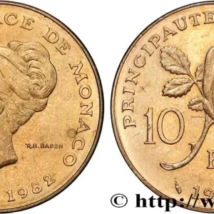 Usine Directe MONACO 10 Francs princesse Grace de Monaco 1982 Paris fwo_866970 Monde